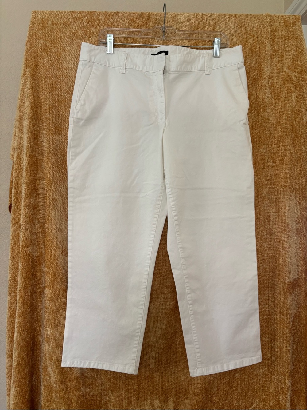 Ann Taylor Ankle/ Cropped White Pants